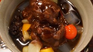 餡子と黒蜜がなんか不思議なコラボ