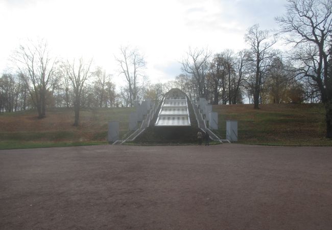 チェスの山の滝