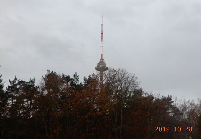 ヴィリニウスで最も目立つ建物の一つです。