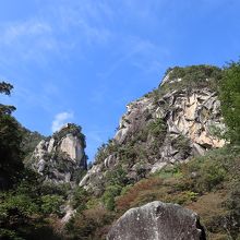 昇仙峡園地からの眺め