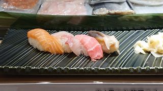 飛び立つ前に北海道のお寿司