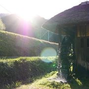 昔ながらの農村風景が見られる