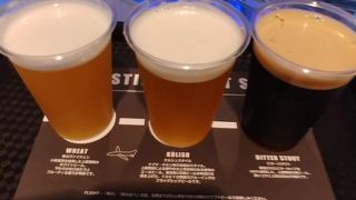 クラフトビール飲み比べ。