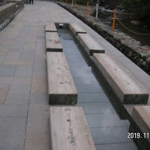 足湯の利用者なし