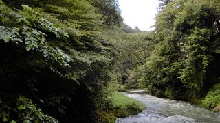 美しい渓谷です