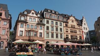 グーテンベルク博物館の前