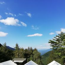 分杭峠からの風景