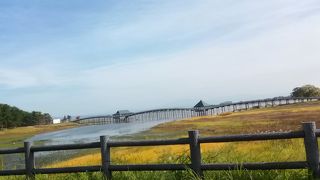 紅葉の岩木山を望む絶景の鶴の舞橋