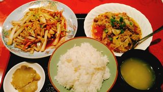 (燕来香)　通常のメニューは900円位が多いです