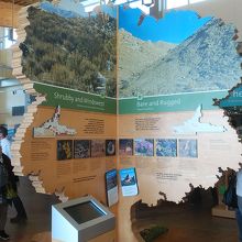 内部の展示です