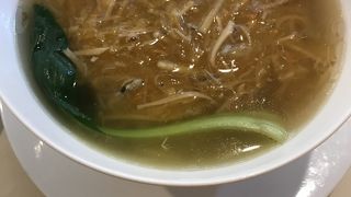 上海蟹のあんかけそば