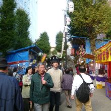 市守大鳥神社の境内の様子