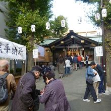 市守大鳥神社の境内の様子