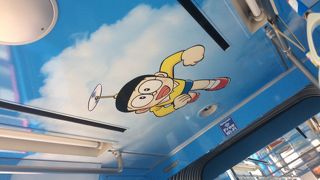 日本で唯一のドラえもん電車！