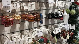 面白いオーナメントがズラリ