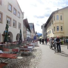 ミッテンヴァルトのメインストリートです