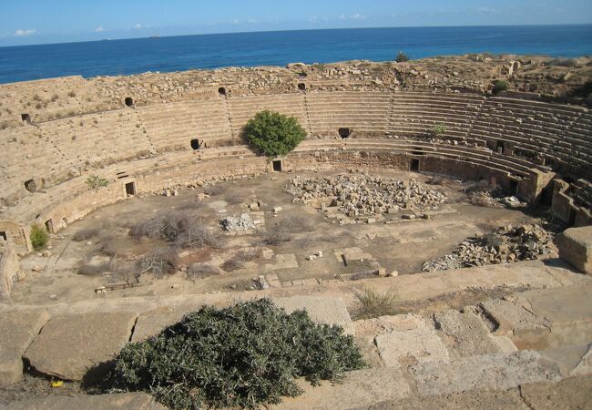 〔アフリカ独立国コンプ〕リビアのレプティス・マグナの古代遺跡（世界遺産）