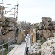 神殿内への入口です。