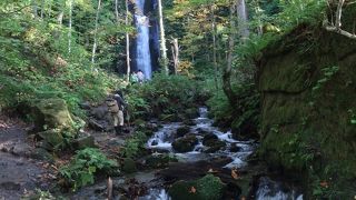 本流より奥まった所にある滝 ♪
