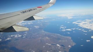 普段立ち入れない山を上空から眺める