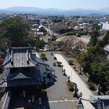 天守閣から見れる景色です。