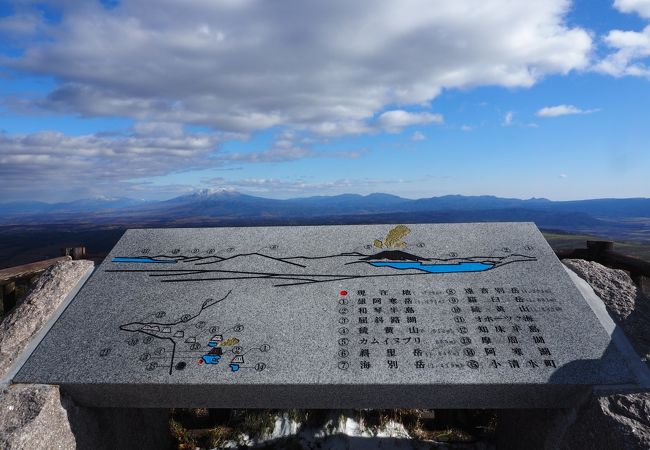 屈斜路湖を一望できるビューポイント