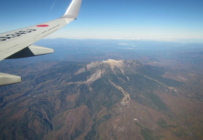 飛行機から空中遊覧