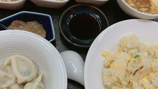 水餃子のランチ