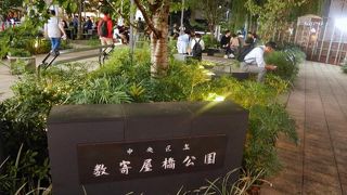 すごく便利な場所にある公園