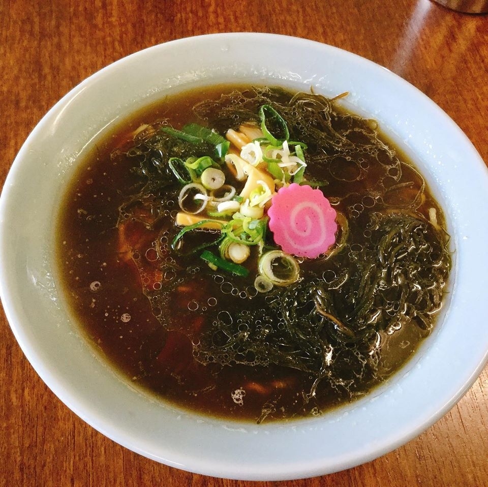 最北端の名物「もずくラーメン」