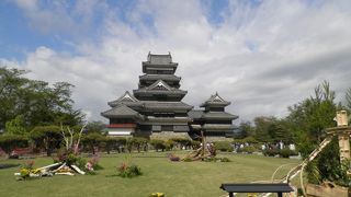 松本城のある公園