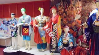 本場のよさこい衣装などが見れます