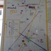 可愛い地図が飾ってありました