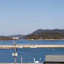 博物館から見た能島