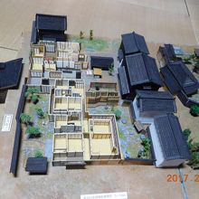 長谷川家の配置模型