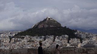 アテネのシンボル的な山