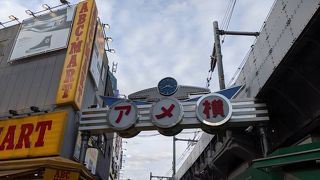 上野駅と御徒町駅の間