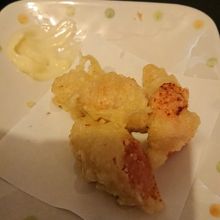 明太子の天ぷらも美味しかったです。