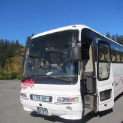 旭川駅前から旭岳温泉までのバスを利用