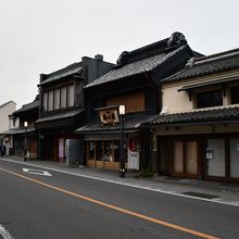 川越の古い街並み