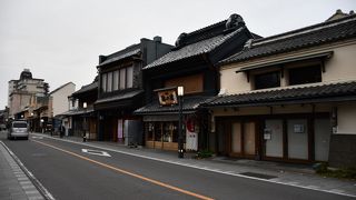 川越の古い街並み