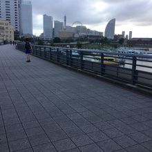 開港の道からの眺め