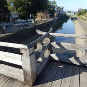 京都府八幡市を流れる大谷川に架かる橋