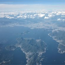 呉・広島上空を飛行中～