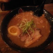 魚介類系ラーメンです