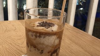 バナナコーヒーは飲むのが大変