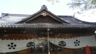 松本城近くの神社
