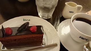 ケーキの美味しい喫茶店