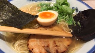 ランドマークタワーの下層にあるラーメン屋