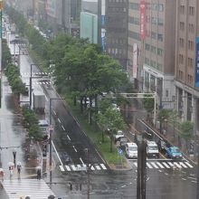 窓からの景色。